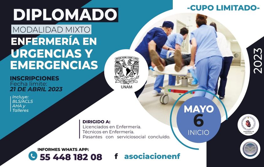 Diplomado Enfermería en Urgencias y Emergencias 2023